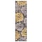 World Rug Gallery Contemporary Floral Design Non Shedding Soft Area Rug 2' x 7' Yellow 400YELLOW2x7 - alternate 7